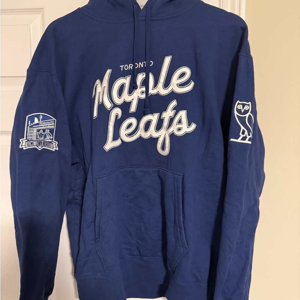 OVO Blue Toronto Maple Leafs Hoodie